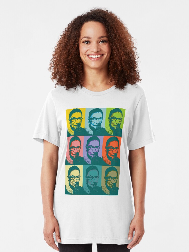 Alternate view of Notorious RBG for Spring Slim Fit T-Shirt