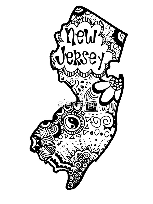new jersey outline