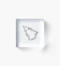 Illustation Pizza Acrylic Block