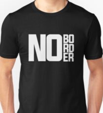 Border Wall Construction T Shirt Slim Fit T-Shirt