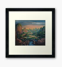 The Great Valley Tapestry Framed Print