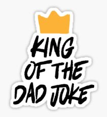 King of the Dad Joke Sticker