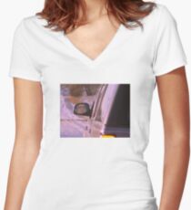 Louis Theroux Reflection Women's Fitted V-Neck T-Shirt