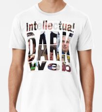 Intellektuelle dunkle Web-Gesichter Premium T-Shirt