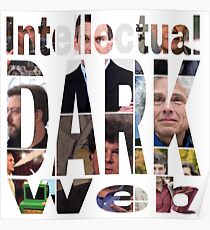 Intellektuelle dunkle Web-Gesichter Poster