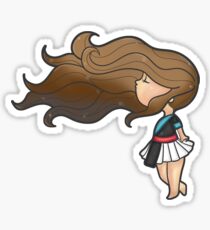 Brown Hair Hmonggy Girl Sticker