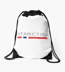 Antarctica Drawstring Bag