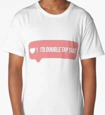 Double Tap Pink Long T-Shirt