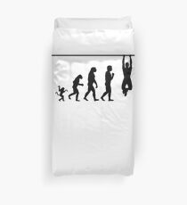 crossfit evolution, #crossfit Duvet Cover