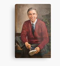 Mr Rogers Painting Metal Print