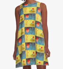 Vestido acampanado Desierto de hierba de limón