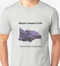 Alligator Snapping Turtle - Black lettering Unisex T-Shirt