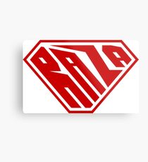 Raza SuperEmpowered (Red) Metal Print