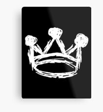 Sketch Crown Art Metal Print