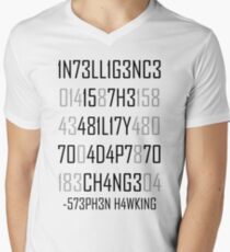 Adapt or Die Encoded Men's V-Neck T-Shirt