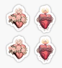 Sacred & Immaculate Hearts Sticker