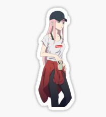Zero two darling in the franx Sticker