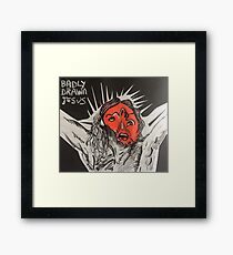 Badly Drawn Jesus Framed Print
