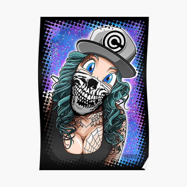 Gangster Skull Posters Redbubble