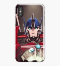 Optimus Prime w/ Earth and Cybertron iPhone Case