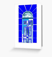 SHERLOCK BLUE Greeting Card