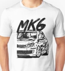 Golf 6 MK6 & quot; Dirty Style & quot; Unisex T-Shirt