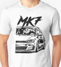 Camiseta unisex Golf 7 GTI MK7 GTI & quot; Estilo sucio & quot;