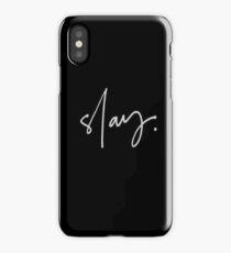 Slay (black) iPhone Case