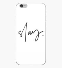 Slay (white) iPhone Case