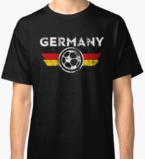 Germany Deutchland Jersey Shirt Vintage Retro Classic T-Shirt