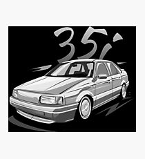 Passat B3 35i sedan sedan & quot; Low Style & quot; Photographic Print