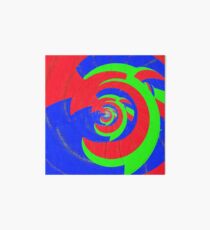 Lightning on the Moon Art Board Print