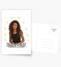 Zendaya - Happy Birth-Daya Greeting Card Postcards