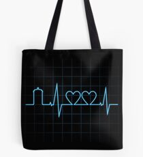 Two Heartbeats Tote Bag