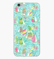 Sailboat print iPhone Case
