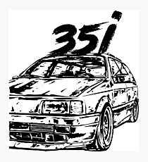 Passat B3 35i & quot; Dirty Style & quot; Photographic Print