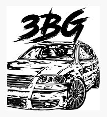 Passat B5 3BG & quot; Dirty Style & quot; Photographic Print