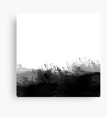 Watercolor monochrome texture Canvas Print