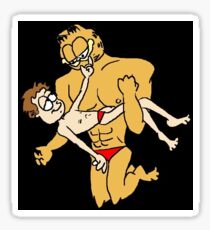 take me garfpapi Sticker