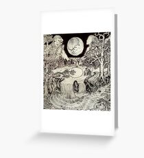 Surreal Landscape Greeting Card