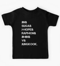 Bts Members Kids Tee