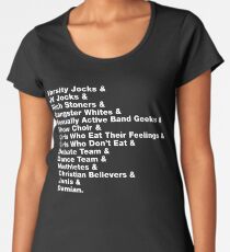 Where Do You Belong Mean Girls T-Shirt Women's Premium T-Shirt