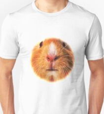 Cute Guinea Pig Face I Love My Animals Unisex T-Shirt