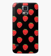 Cartoon Strawberry Phone Case, Sticker & Card Case/Skin for Samsung Galaxy