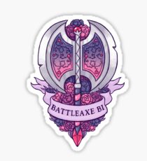 BATTLEAXE BI Sticker
