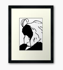 Beautiful Girl & Old Woman Framed Print