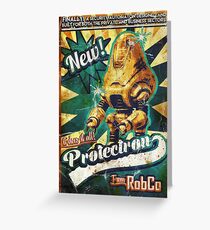 Protectron Ad Greeting Card