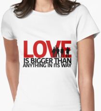 U2 Love Is Bigger Than Anything In Its Way Women's Fitted T-Shirt