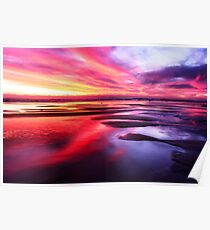 Mornington Peninsula - ocean sunset Poster