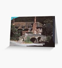 A village in Somerset Greeting Card
